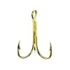 Eagle Claw 376 Gold 2X Treble Hook -Unique Fishing Store 12639566659639