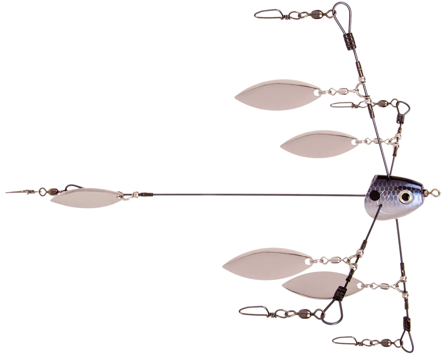 Strike King Tour Grade Bladed Titanium Umbrella Rig 3 Strike King Tour Grade Bladed Titanium Umbrella Rig