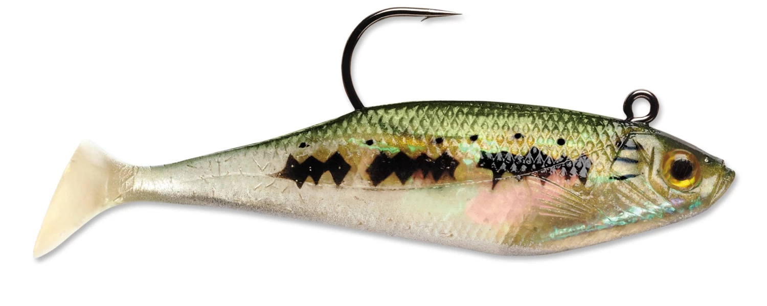 Storm WildEye Swim Shad Paddle Tail Swimbait 3 Pack 4 Storm WildEye Swim Shad Paddle Tail Swimbait 3 Pack - Image 2