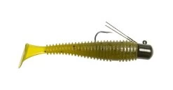 Lunkerhunt Pre-Rigged Finesse Swimbait 3 Inch Paddle Tail Swimbait -Unique Fishing Store 31535656304729
