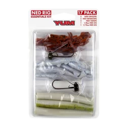 YUM Ned Rig Essentials 17-Piece Kit -Unique Fishing Store 32102421463129