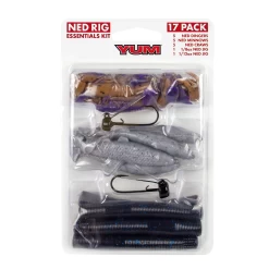 YUM Ned Rig Essentials 17-Piece Kit -Unique Fishing Store 32102421495897