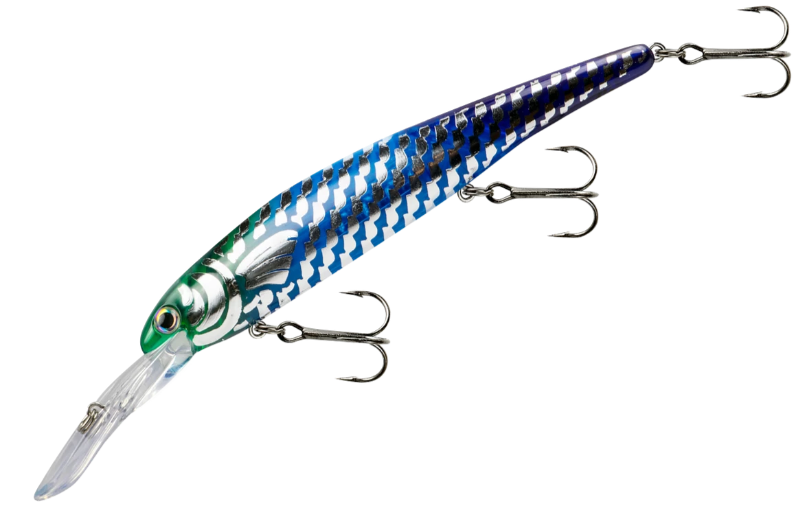 Bandit Generator Chrome Walleye Deep 4 5/8 Inch Trolling Plug 4 Bandit Generator Chrome Walleye Deep 4 5/8 Inch Trolling Plug - Image 2