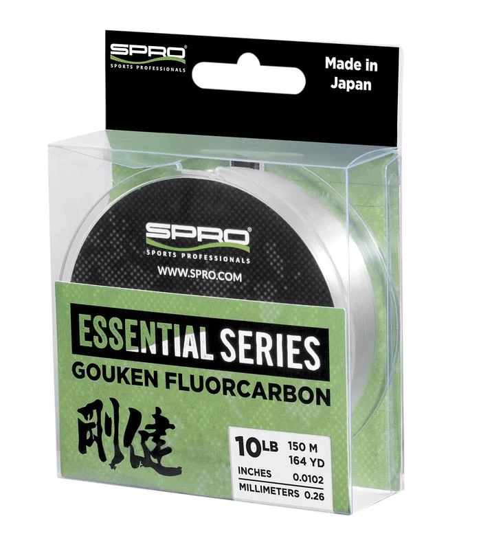 SPRO Gouken Fluorocarbon Fishing Line 164 Yards 3 SPRO Gouken Fluorocarbon Fishing Line 164 Yards