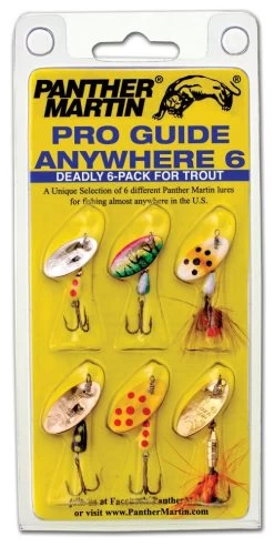 Panther Martin Pro Guide Anywhere 6 Pack Spinner Kit