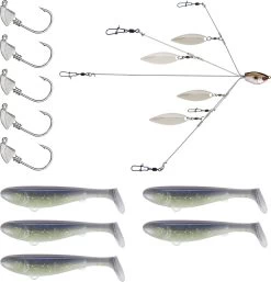 YUM Scottsboro Kit YUMbrella Flash Mob Jr. 3 Inch Swimbait Kit -Unique Fishing Store 40397897236569