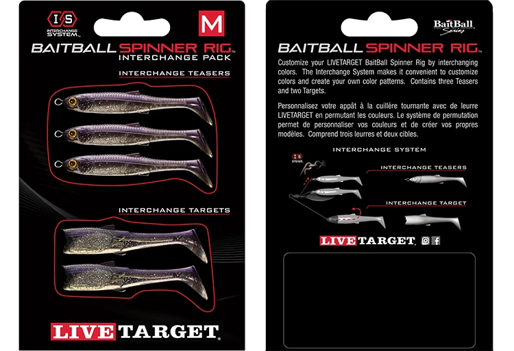 LIVETARGET BaitBall SR Interchange Pack Umbrella Rig Parts 21 LIVETARGET BaitBall SR Interchange Pack Umbrella Rig Parts - Image 19