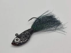 BnR Tackle Walleye Hair Jigs -Unique Fishing Store Black Magic scaled 1