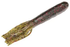 Strike King Coffee Tubes 4 1/2 Inch Flip-N-Tube 6 Pack -Unique Fishing Store CT4.5 18 CoffeeTube WatermelonRedFlake GlamRight