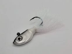 BnR Tackle Walleye Hair Jigs -Unique Fishing Store Silver Ghost scaled 1