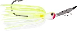 Strike King Thunder Cricket Vibrating Swim Jig -Unique Fishing Store chartreuse white