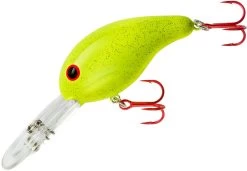 Bandit 300 Crappie Series Deep Diving Crankbait -Unique Fishing Store chartreuse sparkle