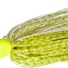 Z-Man Original ChatterBait Elite 3/8 Oz. -Unique Fishing Store chartreuse white