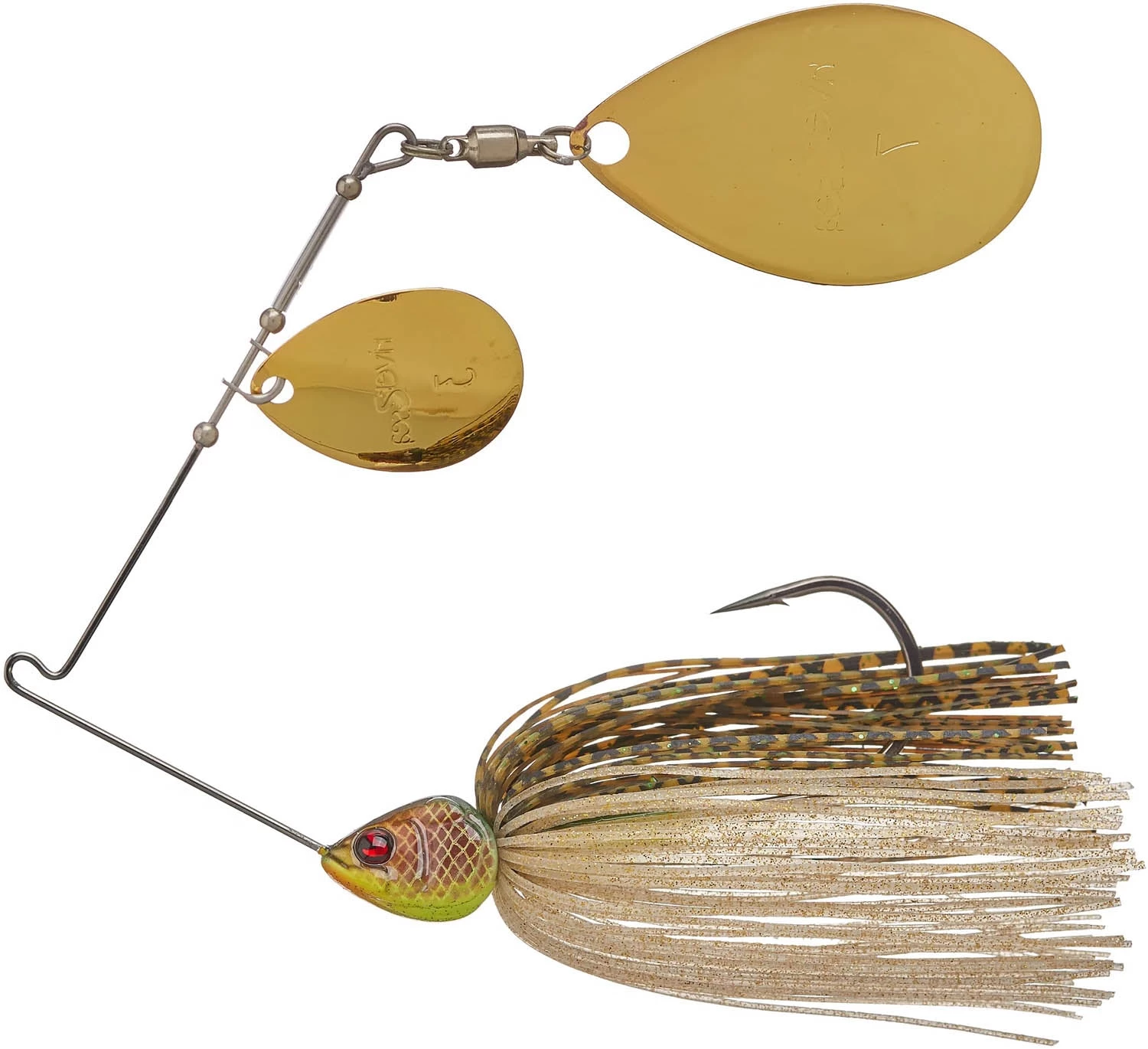 River2Sea Ish Monroe Bling Colorado Indiana Spinnerbait 1/2 Oz. 5 River2Sea Ish Monroe Bling Colorado Indiana Spinnerbait 1/2 Oz. - Image 3
