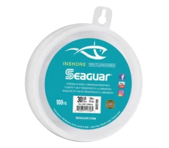 Seaguar Inshore Fluorocarbon Leader Wheel 100 Yards -Unique Fishing Store inshorefluoro