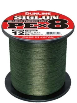 Sunline Siglon PEx8 Dark Green Braid 1980 Yards Braided Fishing Line