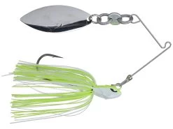 10,000 Fish Cyclebait Willow Spinnerbait -Unique Fishing Store will chart silver
